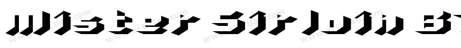 Mister Sirloin BTN Medium字体转换